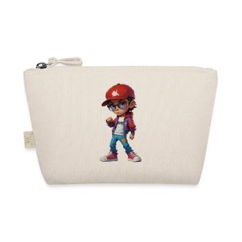 Cool Trendy Teenage Kid - Organic Pouch - nature - Front