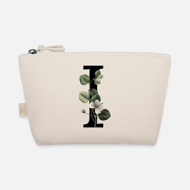 Letter I Green Botany Organic Pouch