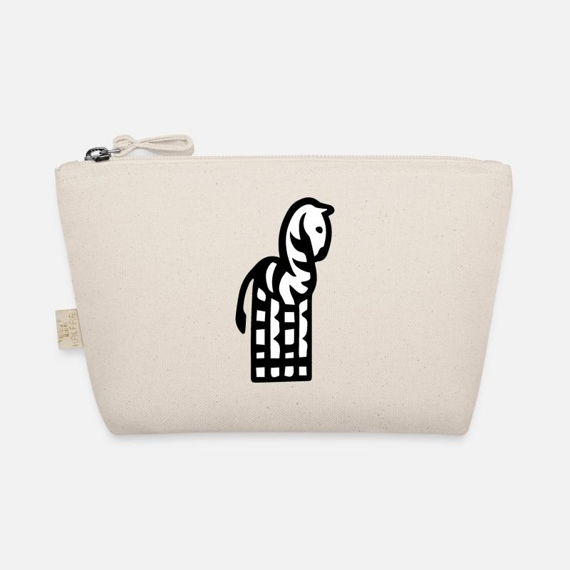 Cute zebra illustration! - Organic Pouch - nature