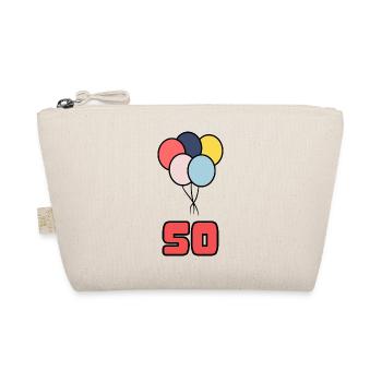 50. 50 ANS. 50e ANNIVERSAIRE. ANNIVERSAIRE 50 ANS. - Trousse biologique - nature - Devant