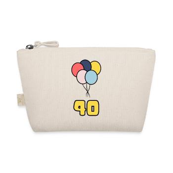 40. 40 YEARS. 40th ANNIVERSARY. 40 YEARS ANNIVERSARY. - Organic Pouch - nature - Front