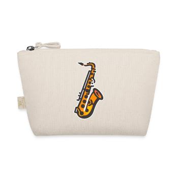 Saxophone Graphics - Organic Pouch - nature - Front