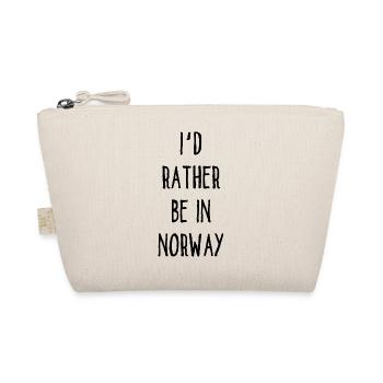 I´d Rather Be In Norway - Norwegen - Organic Pouch - nature - Front