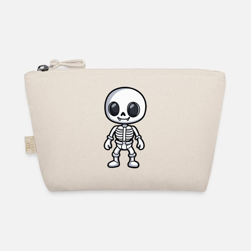 Skeleton Halloween Comic Organic Pouch