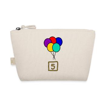 5. 5 JAHRE. 5-JÄHRIGES JUBILÄUM. 5-JÄHRIGES JUBILÄUM - Bio-Täschchen - Natur - Vorne