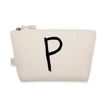 Buchstaben P - Bio-Täschchen - Natur - Vorne