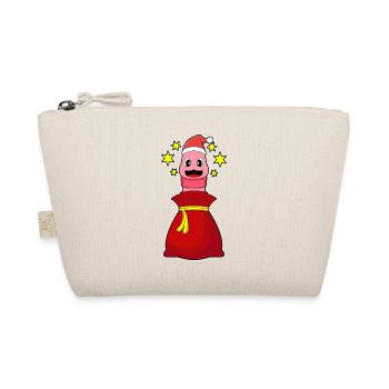 Sac de Noël Worm Christmas - Trousse biologique - nature - Devant