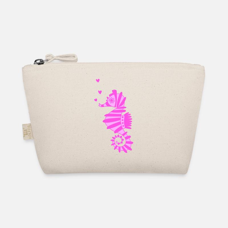 Seepfedchen Pink mit Herzen Bio-Täschchen