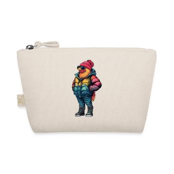 Hahn Winter Fashion - Bio-Täschchen - Natur - Vorne
