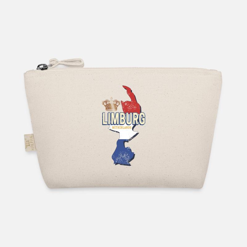 Limburg Netherlands Retro Map Holland Organic Pouch