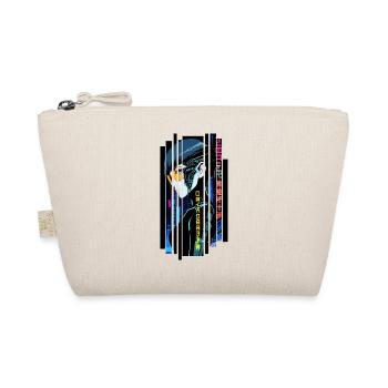 Cyborg woman blue kanji - Trousse biologique - nature - Devant