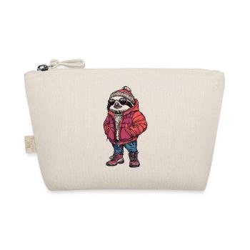 Faultier Fashion Winter - Bio-Täschchen - Natur - Vorne