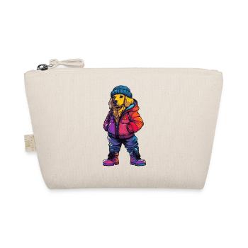 Golden Retriever Dog Fashion Winter Funny - Organic Pouch - nature - Front
