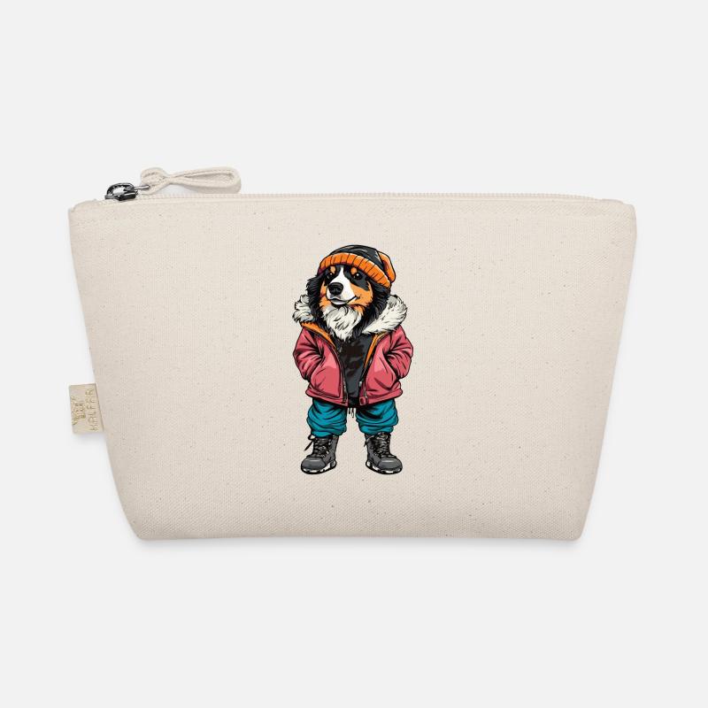 Border Collie Chien Mode Hiver Trousse biologique