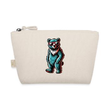 Bear cool - Organic Pouch - nature - Front