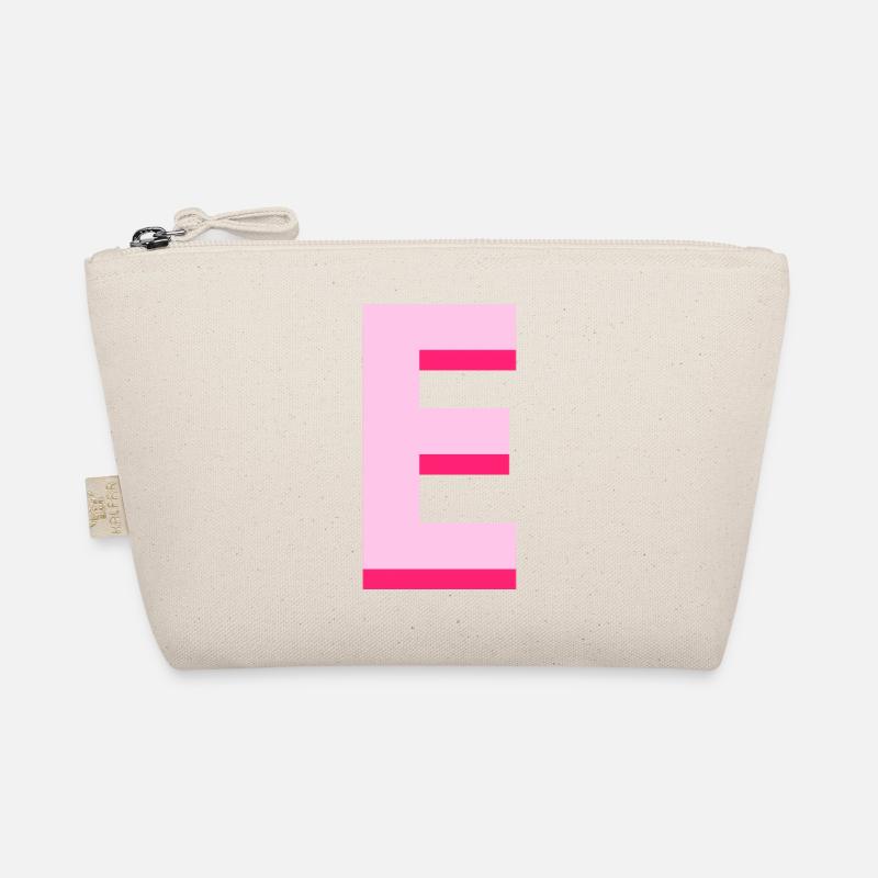 Lettre e rose pop et moderne Trousse biologique
