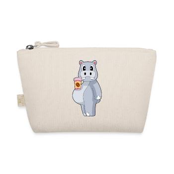 Hippopotamus Coffee to go - Organic Pouch - nature - Front