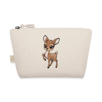 Cute fawn - Organic Pouch - nature - Front