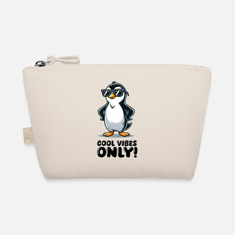 pinguin comic cool Bio-Täschchen