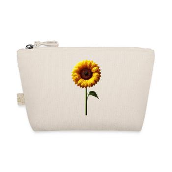 Sunflower Floral Vine Flower Yellow Floral Floral - Organic Pouch - nature - Front