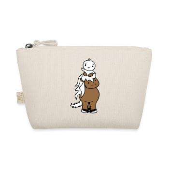 Canard Promenades Head Sitting Horse Cavalier 2 Amis - Trousse biologique - nature - Devant