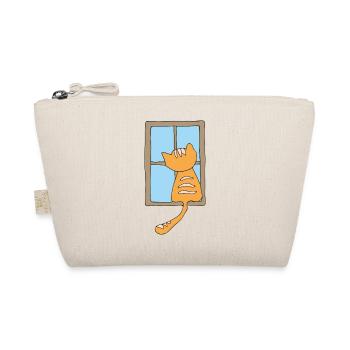 Cat at the window - Organic Pouch - nature - Front