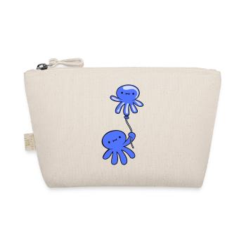 pieuvre tenant ballon mignon enfant heureux bande dessinée - Trousse biologique - nature - Devant