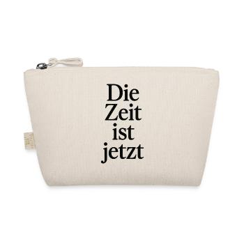Die Zeit ist jetzt - Bio-Täschchen - Natur - Vorne