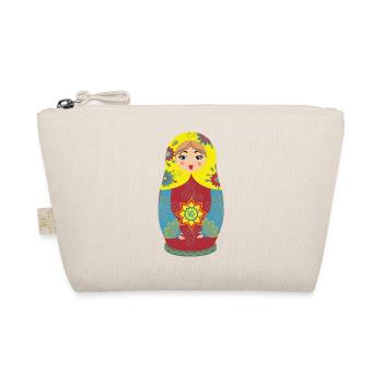 Matriochka à motifs floraux - Trousse biologique - nature - Devant