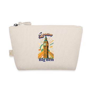 Urban Retro Dreams – London BIG BEN - Organic Pouch - nature - Front