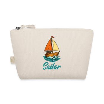 segelboot sailor - Bio-Täschchen - Natur - Vorne