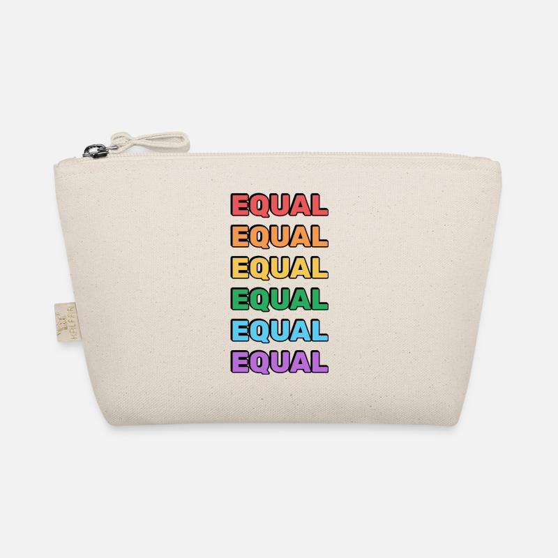 LGBTQ+ Equality Rainbow Pride Merch Organic Pouch