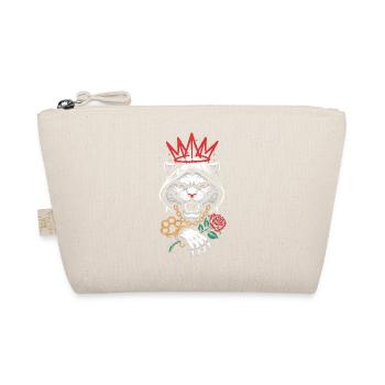 Gangster Tiger Crown Streetwear - Organic Pouch - nature - Front