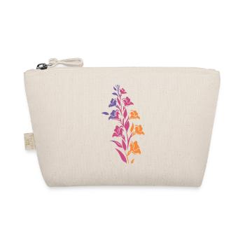 Colorful Floral Branch - Organic Pouch - nature - Front