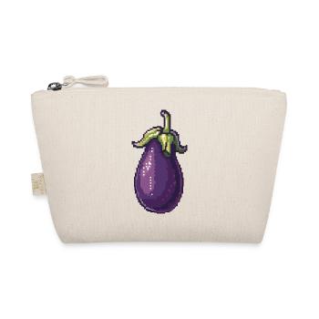 Illustration d’aubergine Pixel rétro - Trousse biologique - nature - Devant