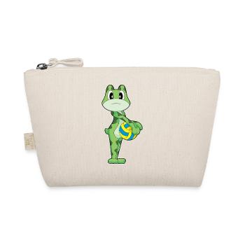 Frog Volleyball Player Volleyball Sports - Organic Pouch - nature - Front