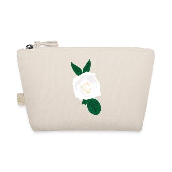 Rose blanche à feuilles vertes - Trousse biologique - nature - Devant