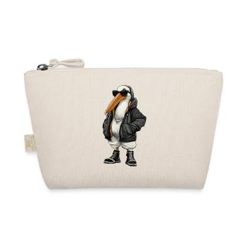 Pelikan Vogel Cool Winter - Bio-Täschchen - Natur - Vorne