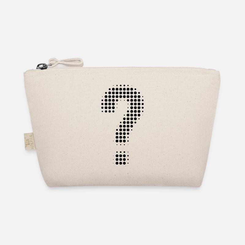 Fragezeichen Pixeloptik Bio-Täschchen