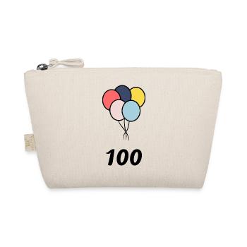 100. 100 JAHRE. 100-JÄHRIGES JUBILÄUM. GEBURTSTAG 100 - Bio-Täschchen - Natur - Vorne