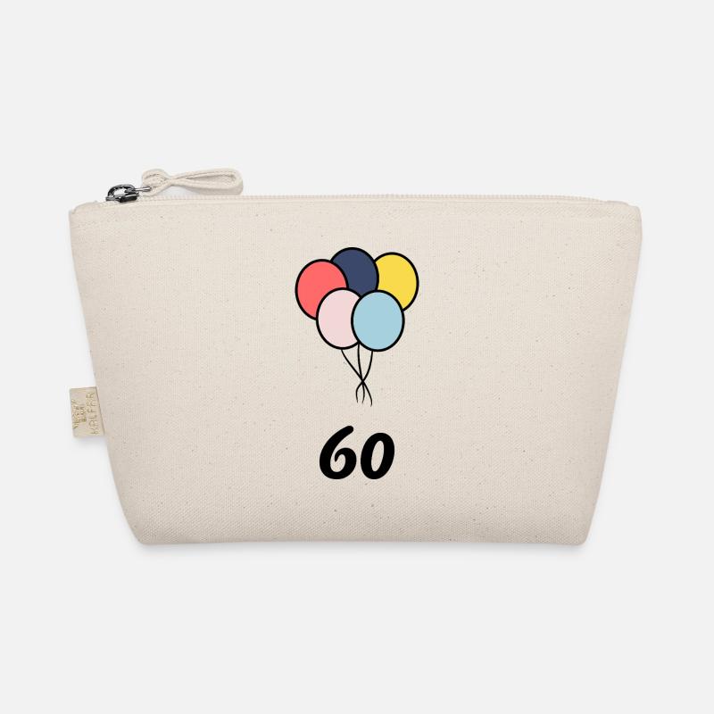 60. 60 JAHRE. 60-JÄHRIGES JUBILÄUM. 60. GEBURTSTAG. Bio-Täschchen