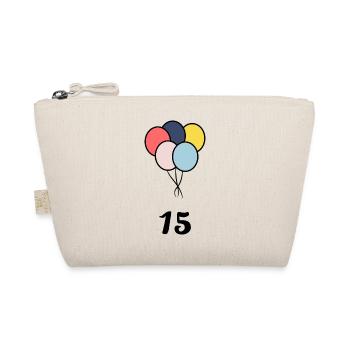 15. 15 YEARS. 15th ANNIVERSARY. 15 YEAR ANNIVERSARY. - Organic Pouch - nature - Front
