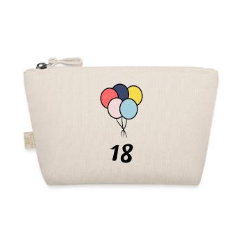 18. 18 ANS. 18e ANNIVERSAIRE. ANNIVERSAIRE 18 ANS. - Trousse biologique - nature - Devant
