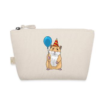 Hamster Birthday Balloon - Organic Pouch - nature - Front