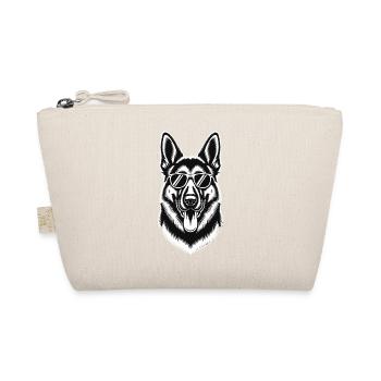 Berger allemand stylé avec lunettes  Art graphique - Trousse biologique - nature - Devant