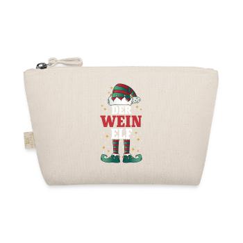 Weihnachten Der Wein Elf - Bio-Täschchen - Natur - Vorne