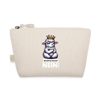 Before you ask: sheep, sheep, shepherd, sheep farmer - Organic Pouch - nature - Front