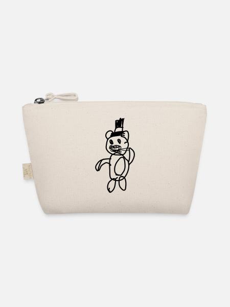 Toothbrush Teddy - Bio-Täschchen - Natur