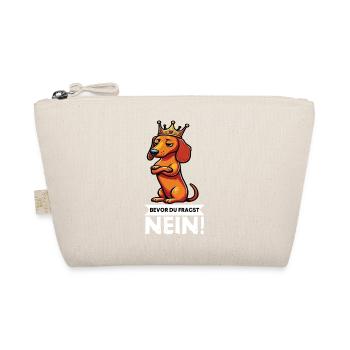 Before you ask: dachshund, dachshund owner, dachshund owner - Organic Pouch - nature - Front