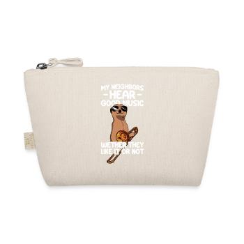 My neighbors Trombone Trombone Player Trombonist - Organic Pouch - nature - Front